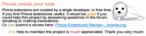 Phoca Extension