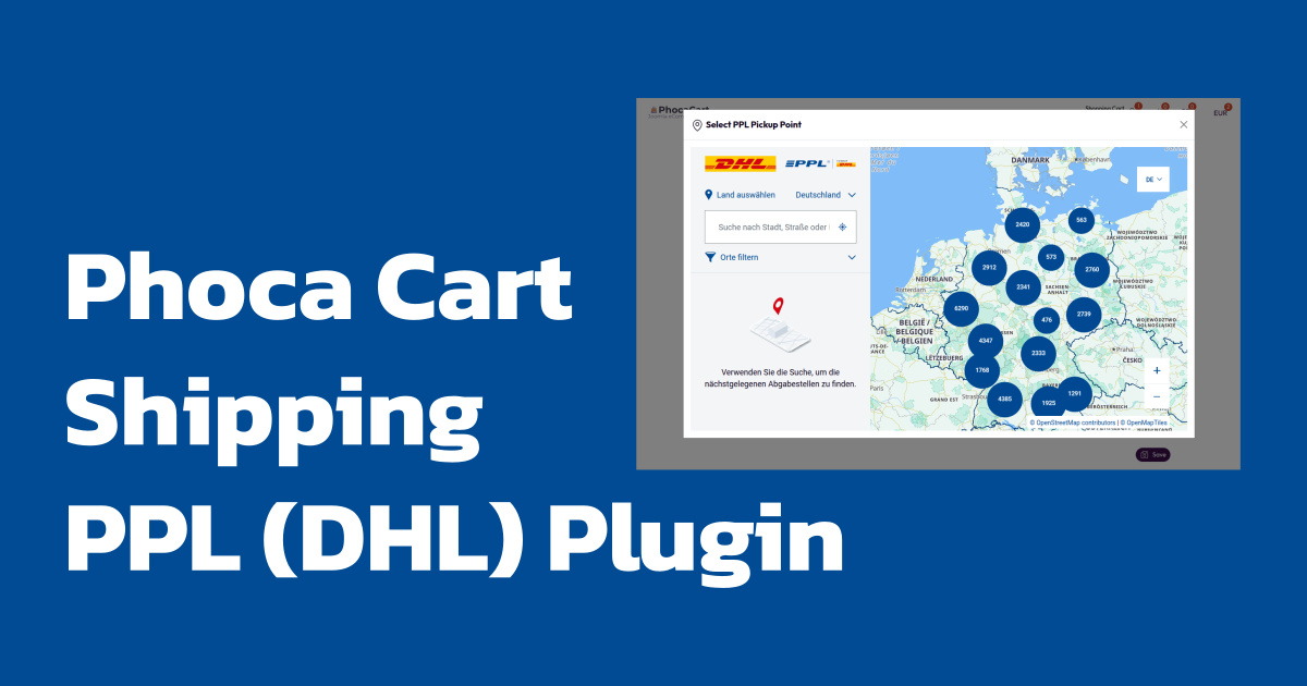 Phoca Cart Shipping PPL (DHL) Plugin Version 6.1.0 Beta Released