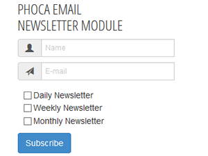 Phoca Email Newsletter Module Phoca Email Newsletter module