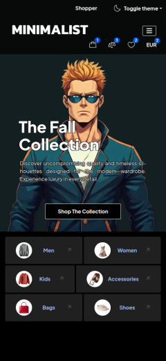 Phoca Spectrum Template - Mobile Dark