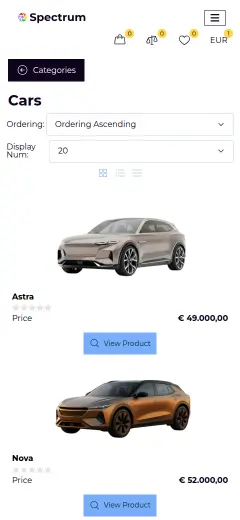 Phoca Spectrum Template - Mobile Light