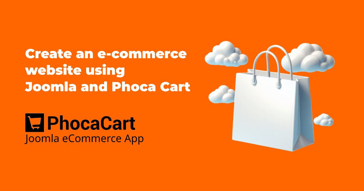 Create an e-commerce website using Joomla and Phoca Cart 