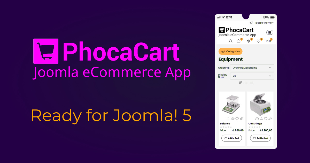 Phoca Cart Version 5.0.2 Released