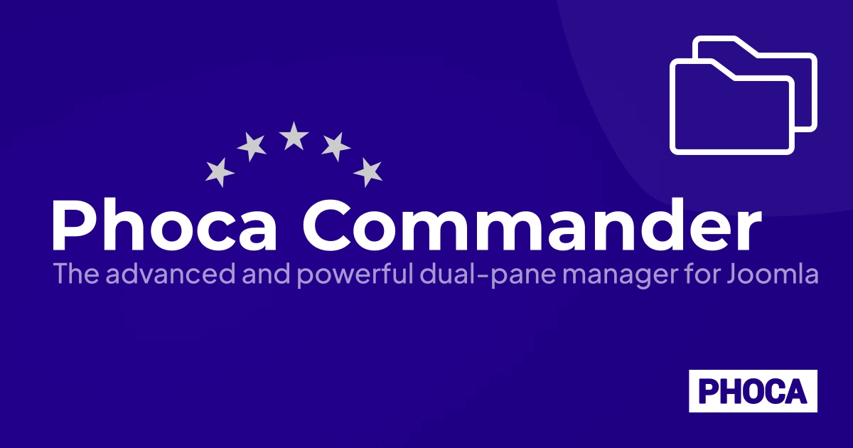 Phoca Commander Version 6.1.3 Released