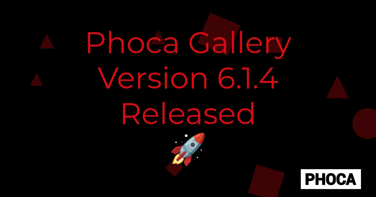 Phoca Gallery Version 6.1.4 Released