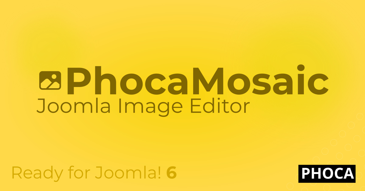 Phoca Mosaic 6.0.0 Beta Released: Responsive UI, WebP Conversion, and Enhanced Image Processing