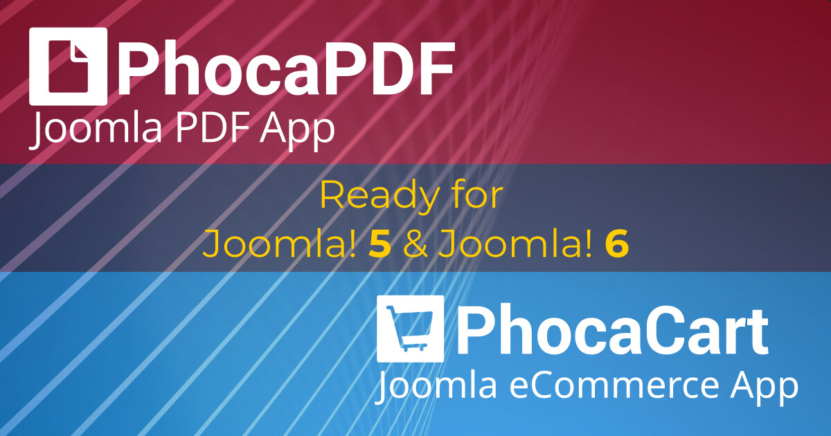  Phoca Cart 5.2.0 and Phoca PDF 5.2.0 have been released