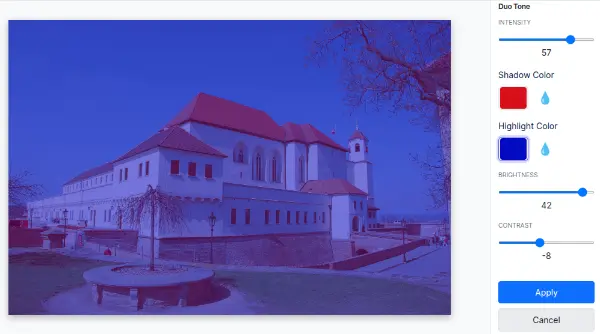 Phoca Mosaic Filter Duo Tone