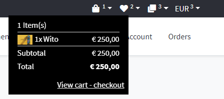Phoca Cart - Astroid Template - Top Module Position