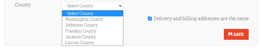 Form fields - predefined values - frontend