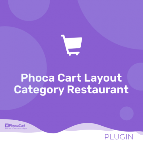 Phoca Cart Layout Category Restaurant Plugin