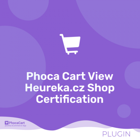 Phoca Cart View Heureka.cz Shop Certification Plugin