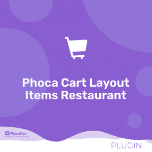 Phoca Cart Layout Items Restaurant Plugin