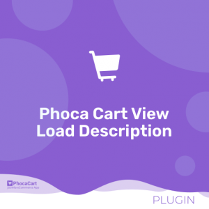 Phoca Cart View Load Description Plugin