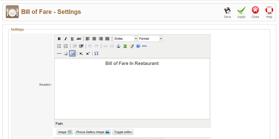 bill of fare beverage list wine list