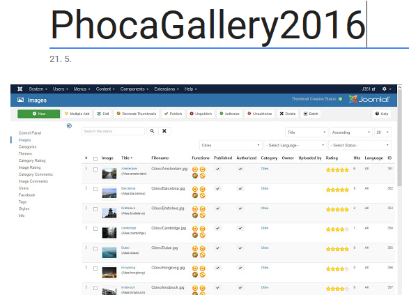 Phoca Gallery - Google Photos - create new album Phoca Gallery - Google Photos - create new album