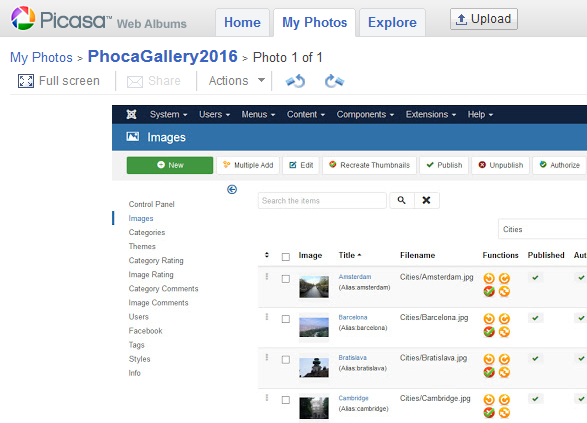 Displaying Google Photos albums in Picasa Displaying Google Photos albums in Picasa