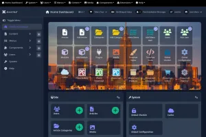 Entdecken Sie das Administrator-Design im Hintergrund der Videos zu Phoca Erweiterungen