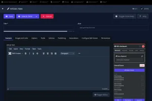 Entdecken Sie das Administrator-Design im Hintergrund der Videos zu Phoca Erweiterungen