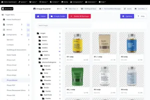 Entdecken Sie das Administrator-Design im Hintergrund der Videos zu Phoca Erweiterungen
