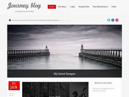 Journey Blog Red