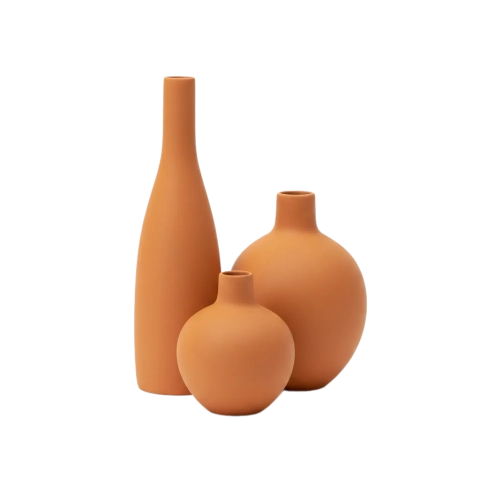 Ceramic Vase Trio
